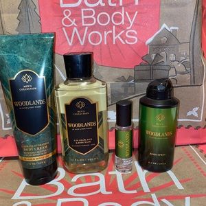 Bath And Body Works Woodlands Men’s Collection 4 PCs body care